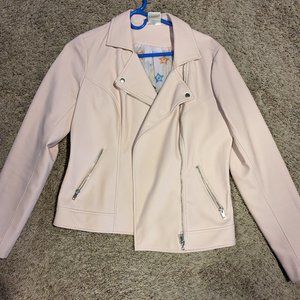 Sailor Moon womens medium pink leather jacket. No stains like new